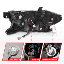 Load image into Gallery viewer, ANZO 111563 -  FITS: 16-22 Toyota Tacoma LED Projector Headlights w/ Light Bar Sequential Black Housing w/Initiation