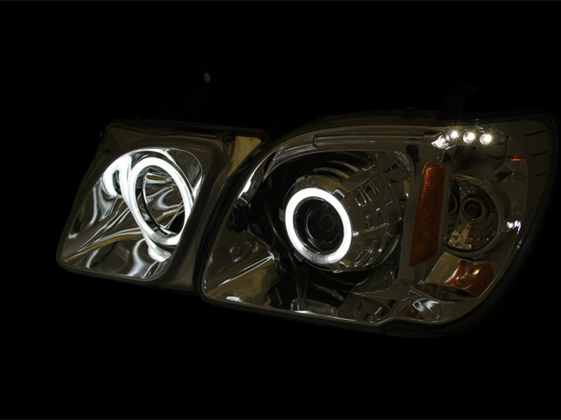 ANZO 111170 FITS: 1998-2007 Lexus Lx470 Projector Headlights w/ Halo Black (CCFL)