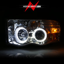 Load image into Gallery viewer, ANZO 111491 -  FITS: 2002-2005 Dodge Ram 1500 Projector Headlights w/ Halo Chrome Clear Amber