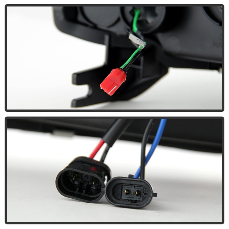 SPYDER 5082565 FITS 5082565 - Spyder 07-14 Chevy Suburban/1500/2500/Tahoe V2 Projector Headlights Blk PRO-YD-CSUB07V2-DRL-BK