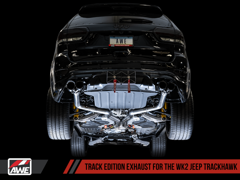 AWE Tuning 3020-31023 FITS 2020 Jeep Grand Cherokee SRT/Trackhawk Track Edition Exhaust - Use w/Stock Tips