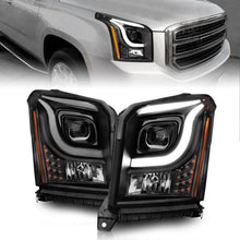 Load image into Gallery viewer, ANZO 111535 -  FITS: 15-17 GMC Yukon/Yukon XL Projector Headlights Black Housing/Clear Lens (w/ Light Bars)