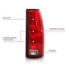 Load image into Gallery viewer, ANZO 311300 FITS 311300 - FITS: 1988-1999 Chevy C1500 Taillight Red/Clear Lens w/ Circuit Board(OE Replacement)