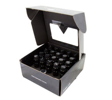 Load image into Gallery viewer, NRG LN-LS700BK-21 - 700 Series M12 X 1.5 Steel Lug Nut w/Dust Cap Cover Set 21 Pc w/Locks & Lock Socket Black