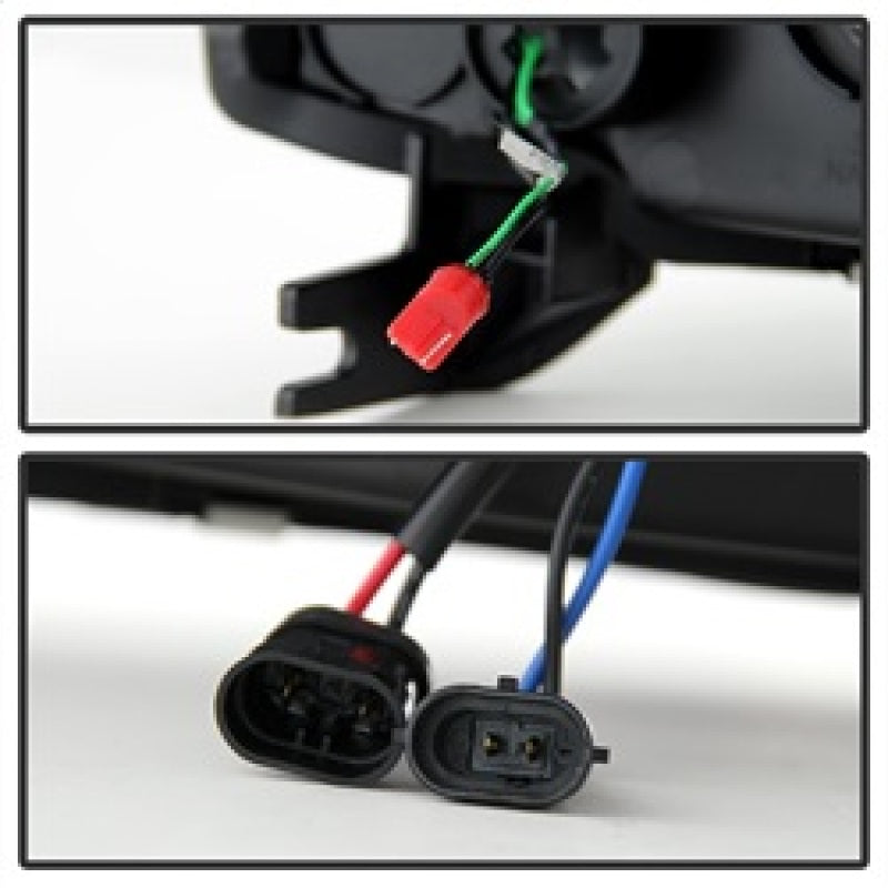 SPYDER 5082565 FITS 5082565 - Spyder 07-14 Chevy Suburban/1500/2500/Tahoe V2 Projector Headlights Blk PRO-YD-CSUB07V2-DRL-BK