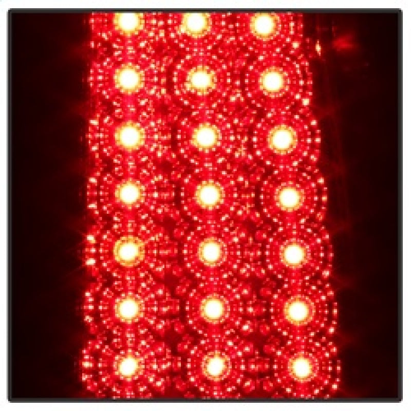 SPYDER 5008787 FITS 5008787 - Xtune Chevy Silverado 1500/2500/3500 03-06 LED Tail Lights Red Clear ALT-ON-CS03-LED-RC