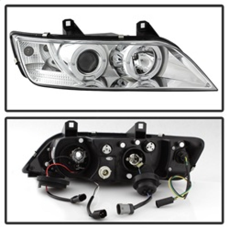 SPYDER 5009098 - Spyder BMW Z3 96-02 Projector Headlights LED Halo Chrome High H1 Low H1 PRO-YD-BMWZ396-HL-C