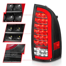 Load image into Gallery viewer, ANZO 311427 -  FITS: 05-15 Toyota Tacoma Full LED Tail Lights w/Light Bar Sequential Black Housing Clear Lens