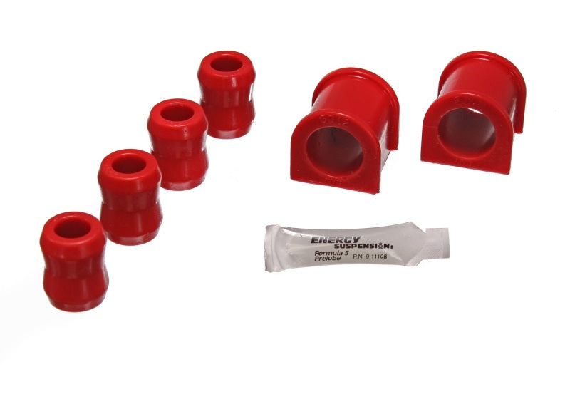 Energy Suspension 2.5107R FITS 87-96 Jeep Wrangler YJ Red Frt 1-1/8in Sway Bar Bushing Set w/End Link Bushings
