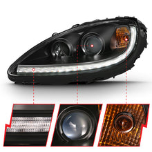 Load image into Gallery viewer, ANZO 121553 FITS: 2005-2013 Chevy Corvette Projector Plank Style Switchback H.L. Black Amber