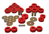 Energy Suspension 3.4118R - 92-97 GM Denali XL/Blazer/Yukon XL 4WD Red Body Mount Set