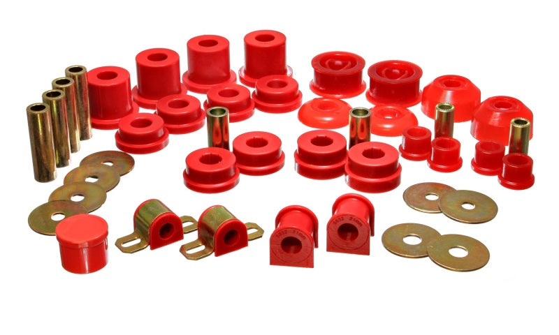 Energy Suspension 8.18110R FITS 05-07 Scion tC Red Hyper-Flex Master Bushing Set