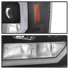 Load image into Gallery viewer, SPYDER 5083630 FITS 5083630 - Spyder GMC Sierra 1500/2500/3500 07-13 V2 Projector Headlights- Black PRO-YD-GS07V2-LBDRL-BK