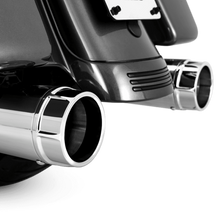 Load image into Gallery viewer, Vance & Hines HD Touring 95-16 Torquer 450 Chrome Slip-On Exhaust