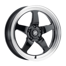Load image into Gallery viewer, Forgestar D5 Drag 18x5.0 / 5x114.3 BP / ET-23 / 2.125in BS Gloss Black Wheel