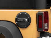 Load image into Gallery viewer, Officially Licensed Jeep oljJ157748 FITS 07-18 Jeep Wrangler JK Locking Fuel Door w/ Engraved Jeep Logo