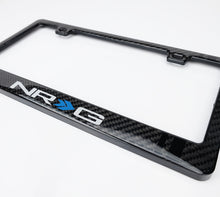 Load image into Gallery viewer, NRG Carbon License Plate Frame/ Fiber Poly Dip Finish Wet w/ NRG Logo - free shipping - Fastmodz