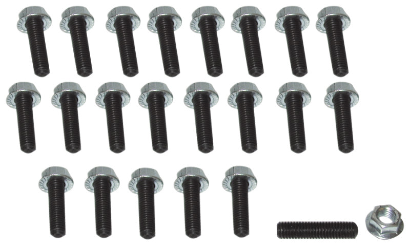 Moroso 38366 - Honda/Acura/Mazda Rotary/Dodge Neon/Toyota MR2 Oil Pan Stud Kit6mmSteelSet of 22