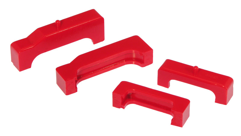 Prothane 88-98 Chevy Truck Small Block Radiator Insolators - Red - free shipping - Fastmodz