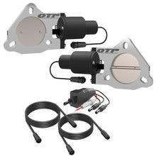 Load image into Gallery viewer, QTP QTEC60 FITS 3in Bolt-On QTEC Dual Electric Cutout ValvesPair