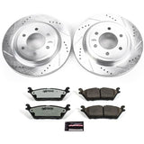 PowerStop K8030-36 - Power Stop 2018 Ford Expedition Rear Z36 Truck & Tow Brake Kit