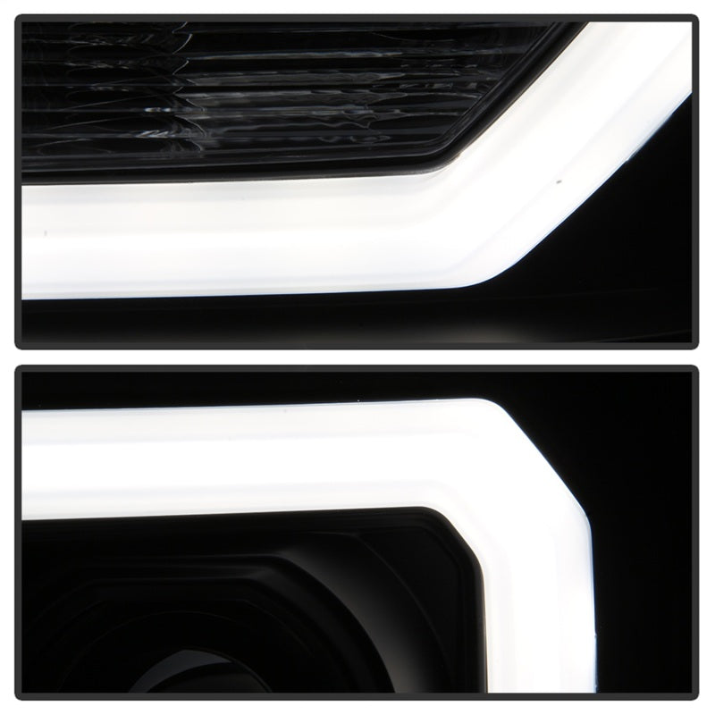 SPYDER 5083630 FITS 5083630 - Spyder GMC Sierra 1500/2500/3500 07-13 V2 Projector Headlights- Black PRO-YD-GS07V2-LBDRL-BK