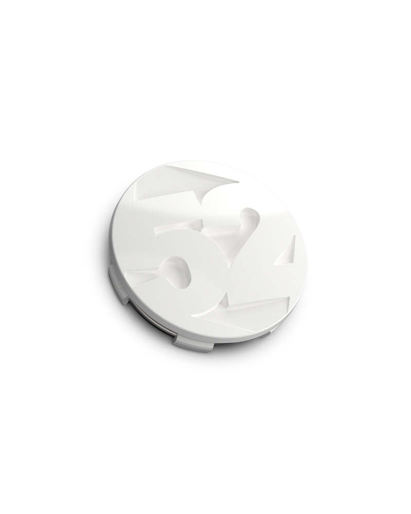 fifteen52 52-RS-CAP-RW FITS 65mm Snap In Center Cap Single for Rally Sport and MX WheelsRally White (Gloss White)