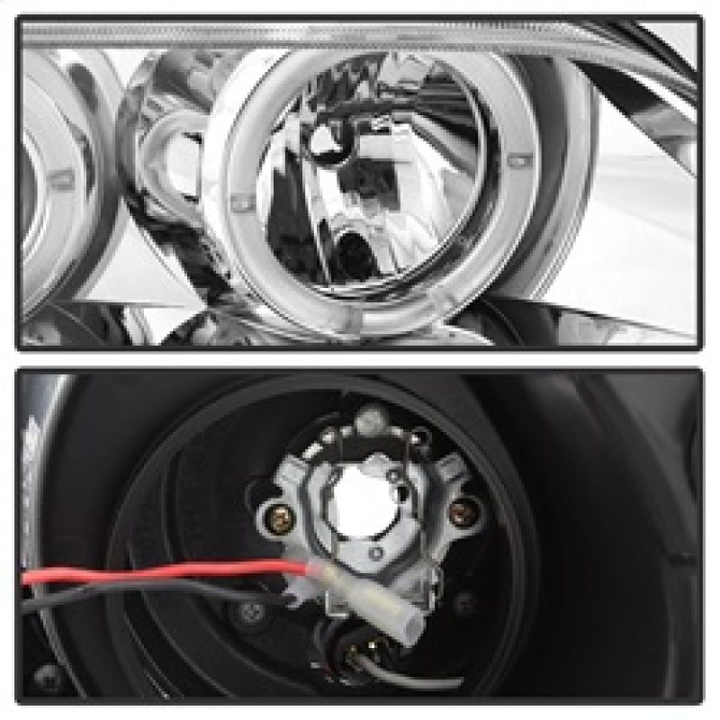 SPYDER 5009098 - Spyder BMW Z3 96-02 Projector Headlights LED Halo Chrome High H1 Low H1 PRO-YD-BMWZ396-HL-C