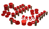 Energy Suspension 5.18107R - 95-99 Mitsubishi Eclipse FWD/AWD Red Hyper-flex Master Bushing Set
