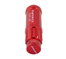 Load image into Gallery viewer, NRG LN-LS710RD-21 - 700 Series M12 X 1.25 Steel Lug Nut w/Dust Cap Cover Set 21 Pc w/Locks & Lock Socket Red