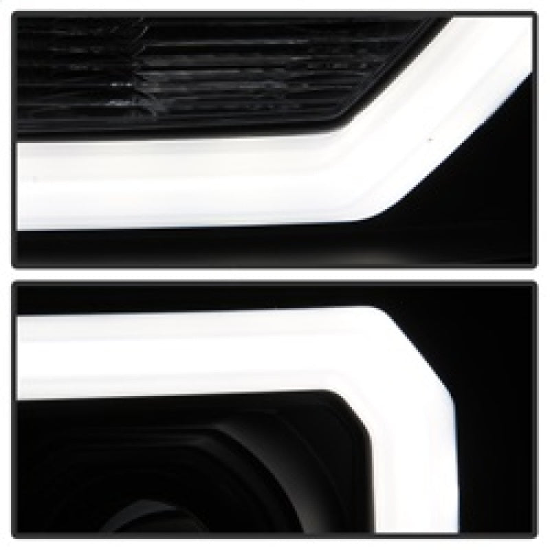 SPYDER 5083630 FITS 5083630 - Spyder GMC Sierra 1500/2500/3500 07-13 V2 Projector Headlights- Black PRO-YD-GS07V2-LBDRL-BK