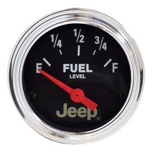 Load image into Gallery viewer, AutoMeter 880428 - Autometer Jeep 52mm 73 OHMS Empty/8-12 OHMS Full Short Sweep Electronic Fuel Level Gauge