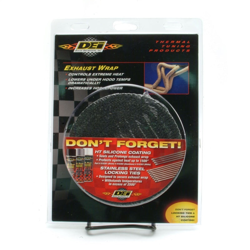 DEI 10107 FITS Exhaust Wrap 1in x 50ft - Black