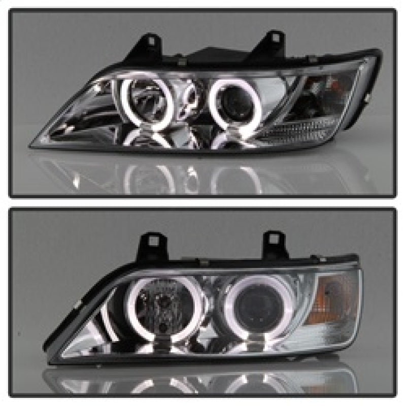 SPYDER 5009098 - Spyder BMW Z3 96-02 Projector Headlights LED Halo Chrome High H1 Low H1 PRO-YD-BMWZ396-HL-C