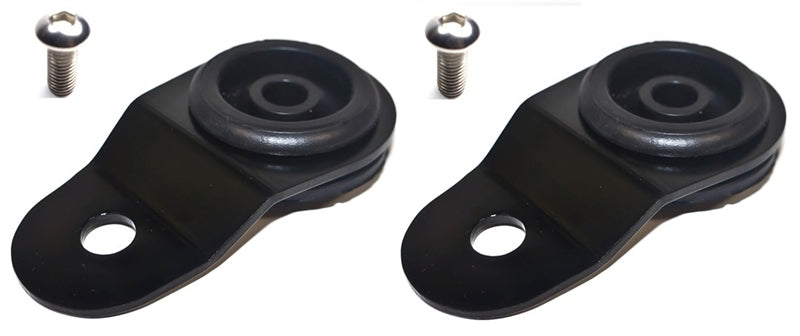 Torque Solution TS-EV-009ic - Radiator Mount Combo with Inserts (Black) : Mitsubishi Evolution 7/8/9