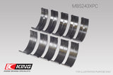 King Engine Bearings MB5243XPC - Fits: Nissan SR20DE/DET (2.0L) (Size STD) Performance Coated Main Bearing Set