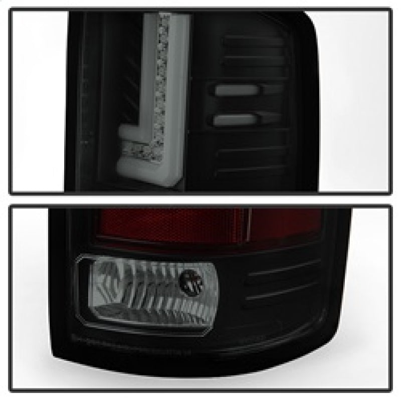 SPYDER 5080707 FITS 5080707 - Spyder GMC Sierra 14-16 LED Tail Lights Black Smoke ALT-YD-GS14-LBLED-BSM