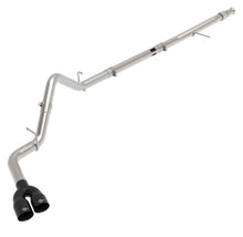 Load image into Gallery viewer, aFe 49-34129-B FITS Rebel XD Series 3in 304SS DPF-Back 20-21 GM Trucks L6-3.0L (td) LM2 - Dual Black Tip