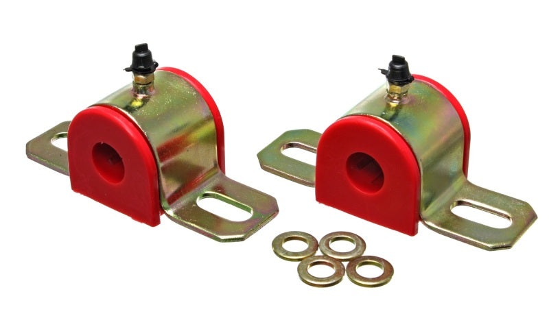 Energy Suspension 9.5157R - Universal 20.5mm Red Greasable Sway Bar Bushings