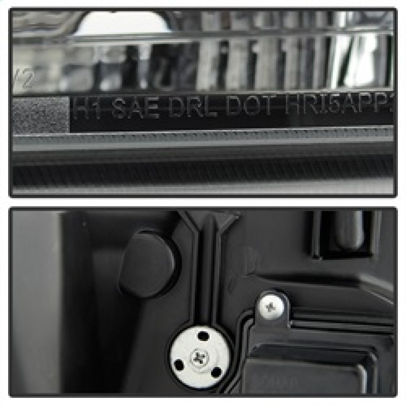 SPYDER 5082565 FITS 5082565 - Spyder 07-14 Chevy Suburban/1500/2500/Tahoe V2 Projector Headlights Blk PRO-YD-CSUB07V2-DRL-BK