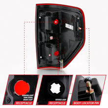 Load image into Gallery viewer, ANZO 311299 FITS 311299 FITS: 2009-2014 Ford F-150 Euro Taillight Red/Clear (W/O Bulb)