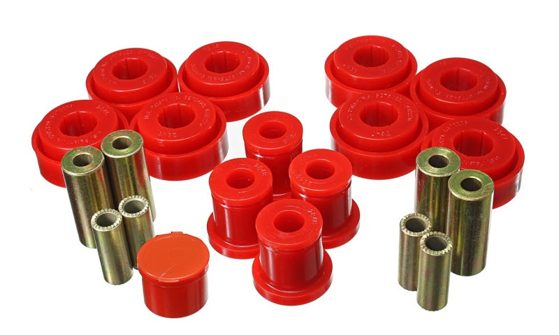 Energy Suspension 5.3140R - Chrysler Red Front End Control Arm Bushing Set