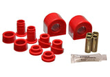Energy Suspension 3.5141R FITS 88-96 Chevy Corvette Red 24mm Front Sway Bar Bushing Set (End Links Inc)