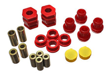 Load image into Gallery viewer, Energy Suspension 16.3114R FITS 96-00 Honda Civic/CRX Red Front Control Arm Bushing Set