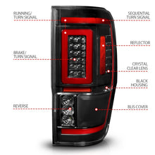 Load image into Gallery viewer, ANZO 311446 FITS 311446 FITS 19-22 Ford Ranger Full LED Taillights w/ Lightbar Sequential Signal Black Housing/Clear Lens
