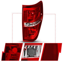 Load image into Gallery viewer, ANZO 311299 FITS 311299 FITS: 2009-2014 Ford F-150 Euro Taillight Red/Clear (W/O Bulb)
