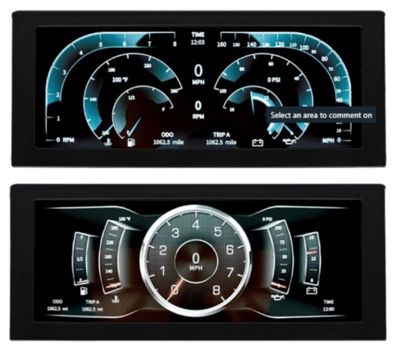 AutoMeter 7005 - Autometer 82-87 Monte Carlo/El Camino/Malibu InVision Digital Instrument Display Color LCD