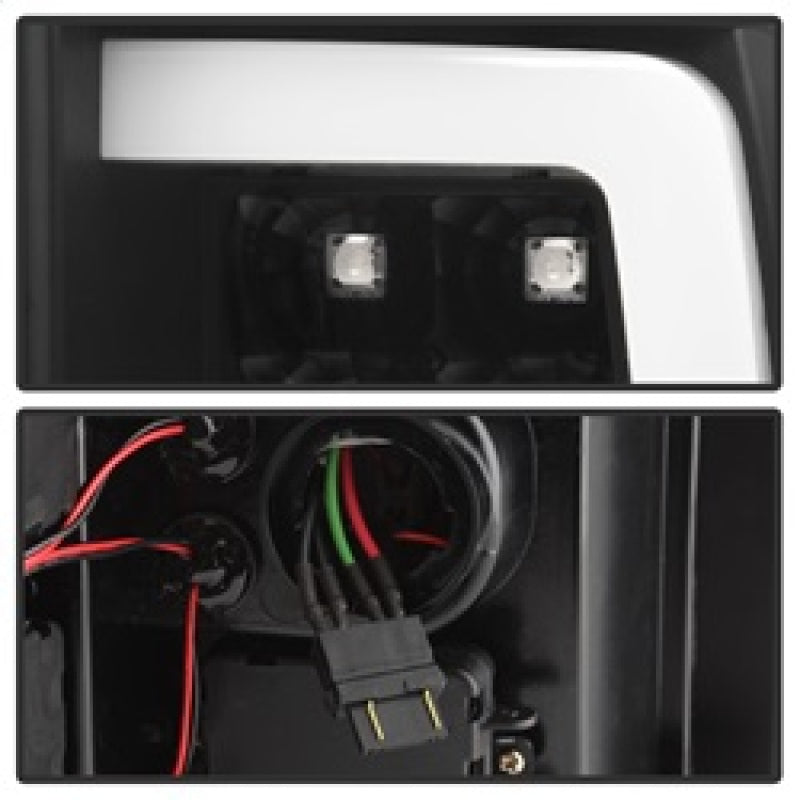 SPYDER 5084088 FITS 5084088 - Spyder 07-13 Silverado (Will Not Work w/2010 921 Bulb) V3 LED Tail Lghts Blk ALT-YD-CS07V3-LBLED-BK