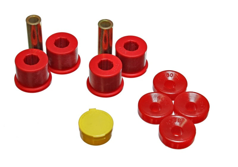 Energy Suspension 16.8111R FITS 99-00 Honda Civic Si Red Front Shock Bushing Set