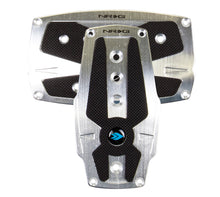 Load image into Gallery viewer, NRG PDL-250SL - Brushed Aluminum Sport Pedal A/T Silver w/Black Rubber Inserts
